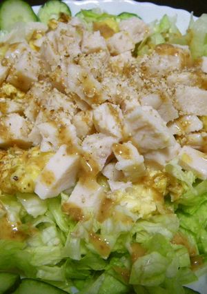 即席チキンサラダ-レシピのメイン写真