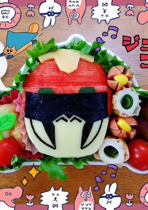 幼稚園キャラ弁☆ジュウオウゴリラ-レシピのメイン写真
