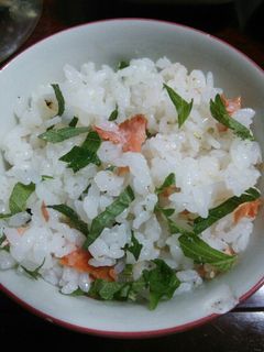 酢飯de鮭と大葉の混ぜごはん-レシピのメイン写真