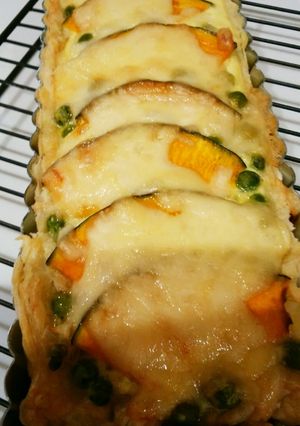 グリンピースとかぼちゃのキッシュ-レシピのメイン写真