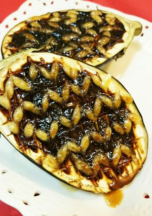 米ナスの甜麺醤マヨ焼き-レシピのメイン写真