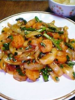 ◆めっちゃ簡単☆野菜炒めエビチリ風◆-レシピのメイン写真
