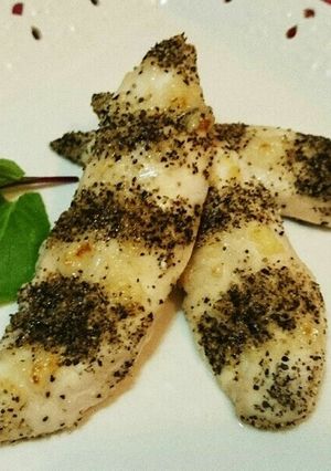 鶏ササミのボーダー焼き-レシピのメイン写真