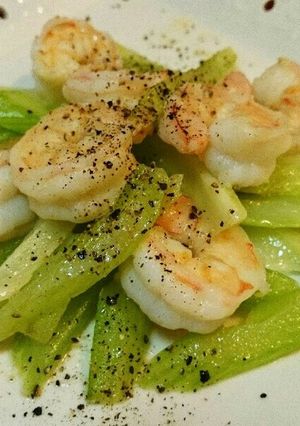 海老とセロリの味覇炒め-レシピのメイン写真