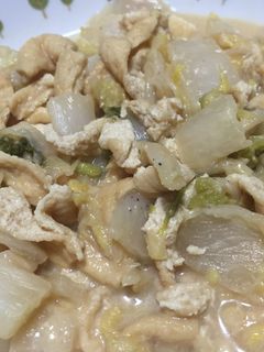 簡単!白菜とあぶらあげの味噌煮!-レシピのメイン写真