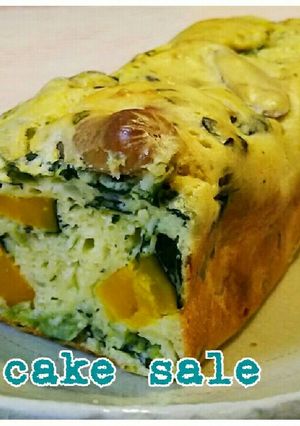 油脂類大幅カットのふんわりケークサレ-レシピのメイン写真
