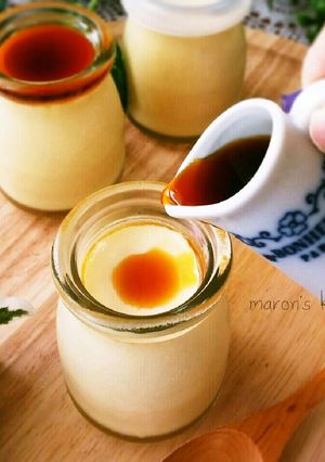 口溶けなめらか♡とろける蜂蜜蒸しプリン-レシピのメイン写真