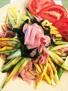 野菜たっぷり♪ヘルシー冷やし中華-レシピのメイン写真