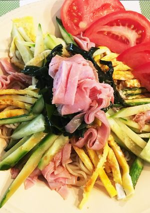 野菜たっぷり♪ヘルシー冷やし中華-レシピのメイン写真