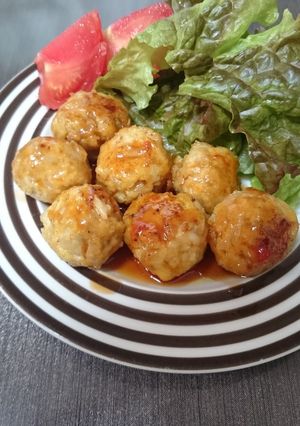簡単甘酢だれで肉団子-レシピのメイン写真