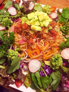 キヌアでミートソース風サラダパスタ-レシピのメイン写真