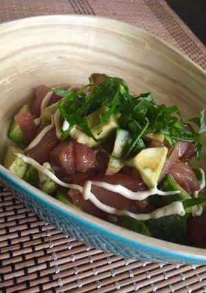 びんちょう鮪のPOKE（ポキ）丼-レシピのメイン写真