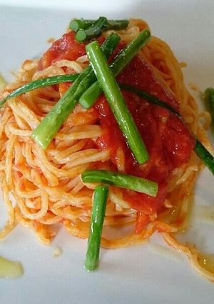見切り品の完熟トマトで激美味トマトソース-レシピのメイン写真