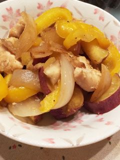 ドレッシングで簡単 鶏むね野菜炒め-レシピのメイン写真