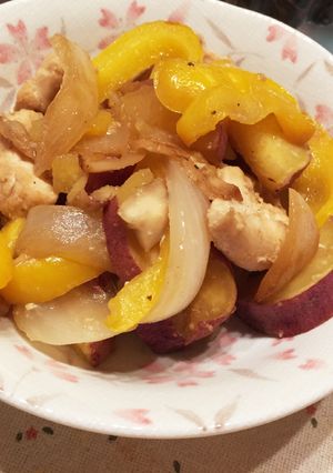 ドレッシングで簡単 鶏むね野菜炒め-レシピのメイン写真