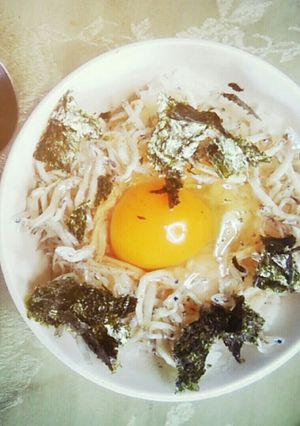 朝ごはんに！簡単じゃこ丼-レシピのメイン写真