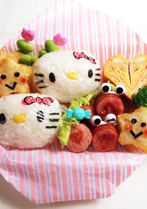 キティちゃんおにぎり-レシピのメイン写真