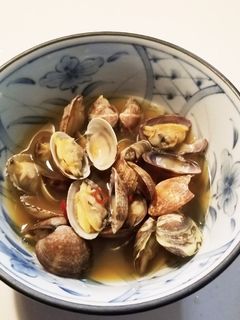 あさり酒蒸し-レシピのメイン写真