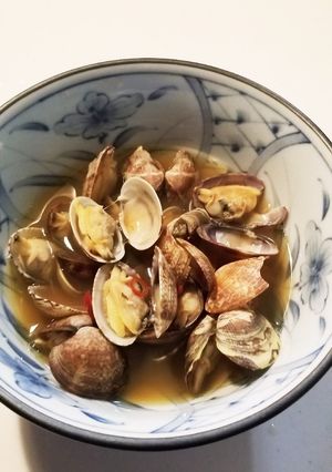 あさり酒蒸し-レシピのメイン写真