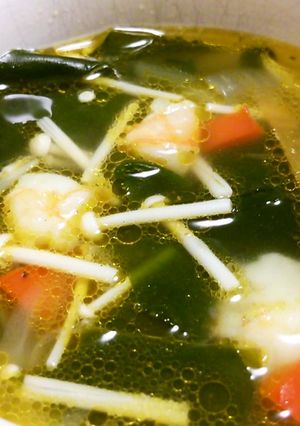 海老わかめスープ♪-レシピのメイン写真