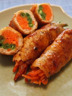 デミ風☆豚肉巻き野菜-レシピのメイン写真
