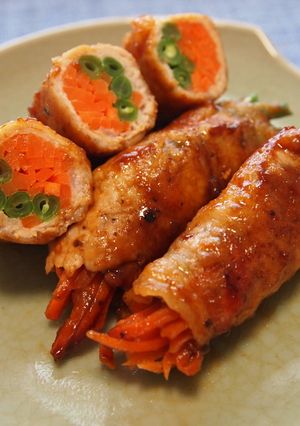 デミ風☆豚肉巻き野菜-レシピのメイン写真