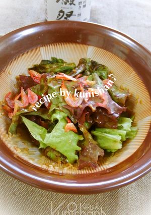 ちしゃっ葉の胡麻味噌和え♪-レシピのメイン写真