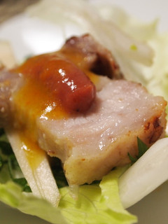 焼き蒸し豚 夏野菜のせ-レシピのメイン写真