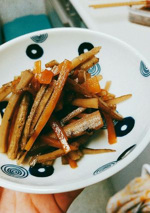 美味しすぎる!人参とごぼうのきんぴら-レシピのメイン写真