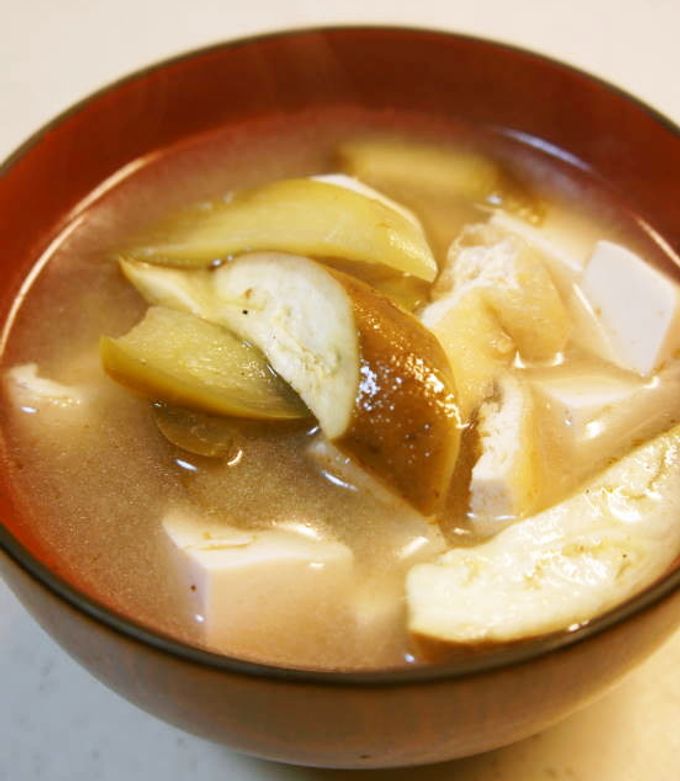長なす・豆腐・油揚げの味噌汁-レシピのメイン写真