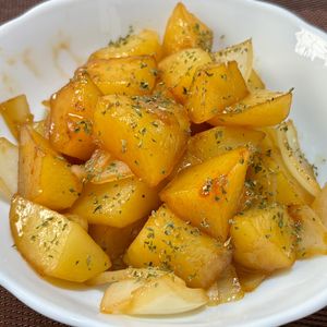 じゃがいも🥔と玉ねぎ🧅の甘辛煮😃