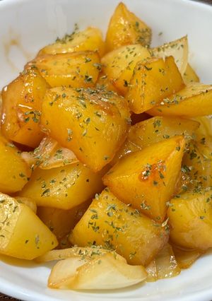 じゃがいも🥔と玉ねぎ🧅の甘辛煮😃-レシピのメイン写真