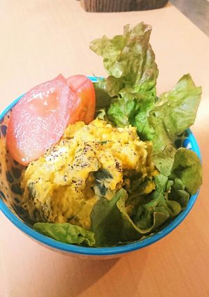 デリ風♪かぼちゃとクリームチーズのサラダ-レシピのメイン写真