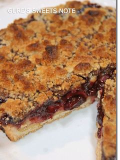 ダークチェリー・クランブルチーズタルト-レシピのメイン写真