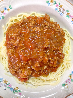 簡単なミートソースパスタ-レシピのメイン写真