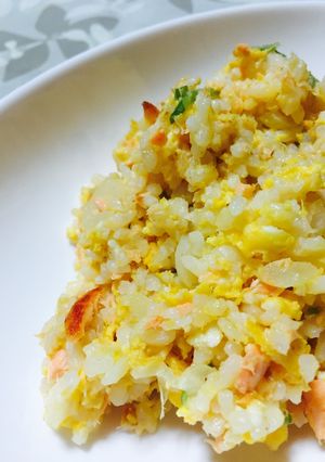 簡単ふんわり鮭チャーハン-レシピのメイン写真