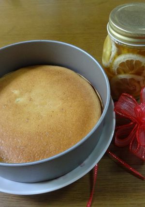 簡単☆はちみつレモンスポンジケーキ-レシピのメイン写真