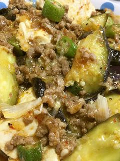 簡単 早い 旨い 麻婆(茄子➕豆腐)-レシピのメイン写真