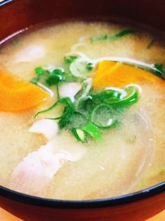 コク旨☆ベーコンのお味噌汁♪-レシピのメイン写真