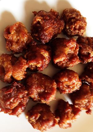 激ウマ！豚こまの竜田揚げ-レシピのメイン写真