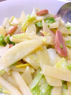 ポテキャベウィンナーのコンソメマヨ-レシピのメイン写真