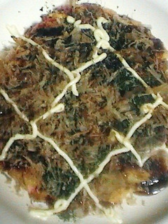 かっぱえびせん&イカの塩辛入りお好み焼き-レシピのメイン写真