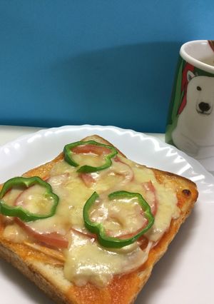 簡単ピザトースト-レシピのメイン写真
