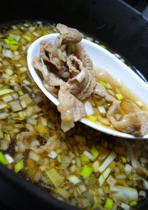 牛肉とねぎのスープ ～あっさりヘルシー～-レシピのメイン写真