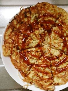 お好み焼きそうめん-レシピのメイン写真