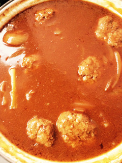 カレー煮込みハンバーグ-レシピのメイン写真