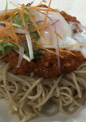 和風ミートソースパスタまかない飯-レシピのメイン写真
