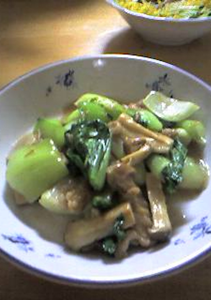 豚肉と青梗菜の炒め物-レシピのメイン写真