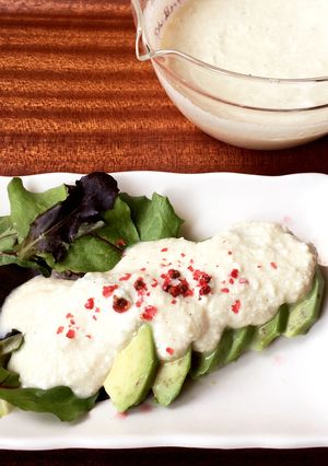わさびをきかせた豆腐クリームドレッシング-レシピのメイン写真