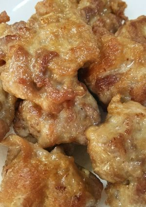豚こまで簡単ジューシー唐揚げ♪-レシピのメイン写真